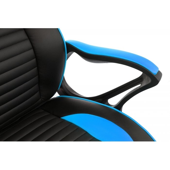 Компьютерное кресло Leon черно-голубого цвета - лучшие Офисные кресла в INMYROOM