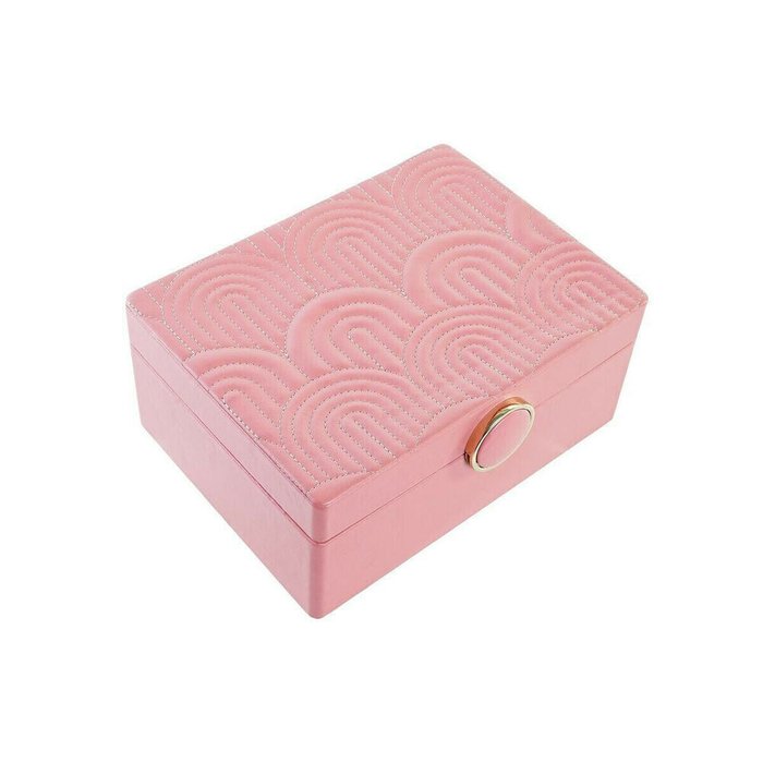 Шкатулка Розовый Деревянный MDF 17 x 13 x 8,5 cm - лучшие Шкатулки в INMYROOM
