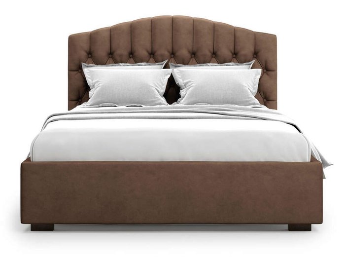 Кровать Lugano без подъемного механизма 160х200 шоколадного цвета