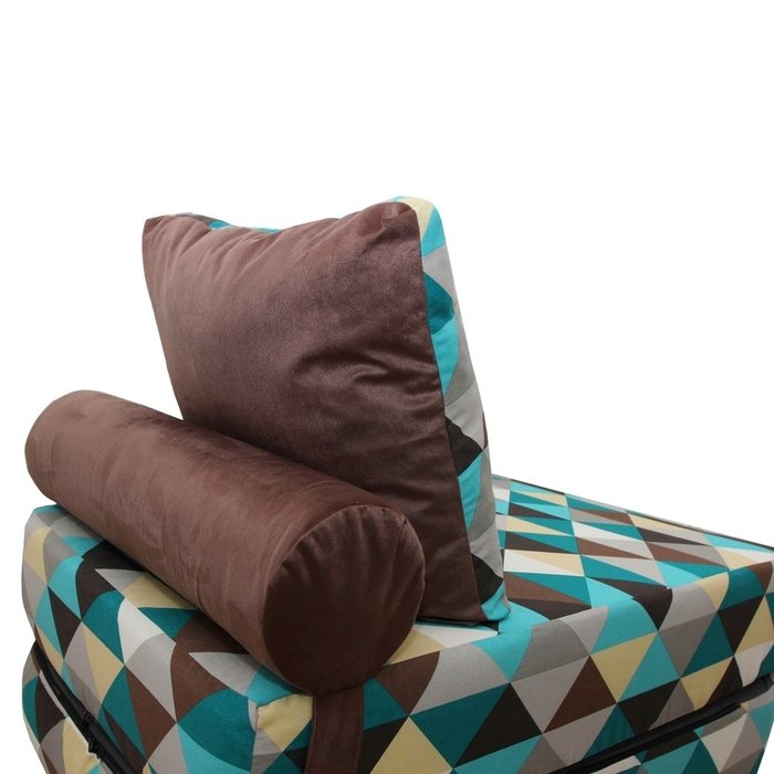 Кресло-кровать с валиком и подушкой - лучшие Бескаркасная мебель в INMYROOM