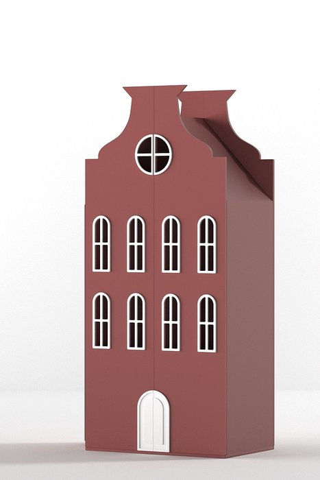 Двойной шкаф-домик Брюссель Medium коричневого цвета - купить Детские шкафы по цене 82290.0