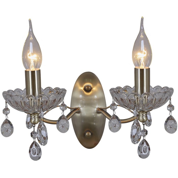 IL0265-2WSQ-24 AB CASTOR светильник настенный - лучшие Бра и настенные светильники в INMYROOM