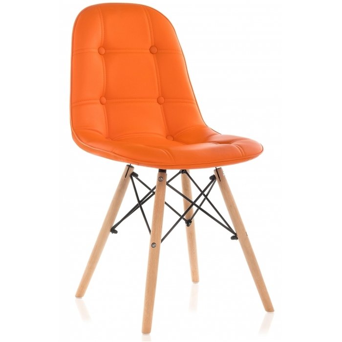 Обеденный стул Kvadro оранжевого цвета