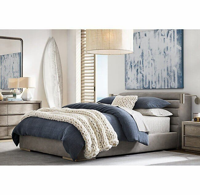 Кровать Nilsson 200х200 темно-серого цвета - лучшие Кровати для спальни в INMYROOM