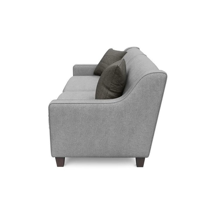 Трехместный диван-кровать Агата L серого цвета - лучшие Прямые диваны в INMYROOM