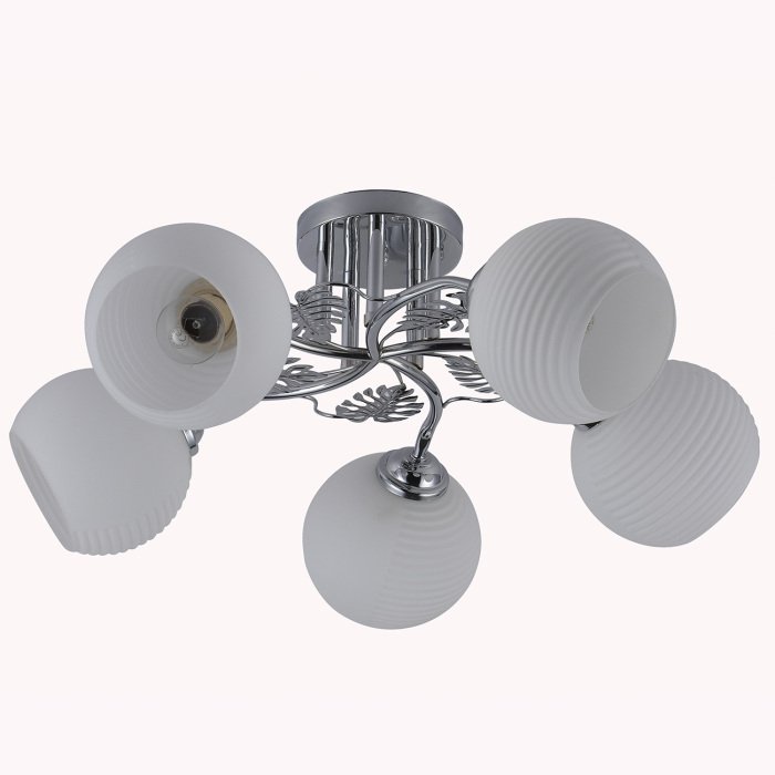 Потолочная люстра на штанге Escada Kalina 1119/5PL E27*40W Chrome - купить Потолочные люстры по цене 5250