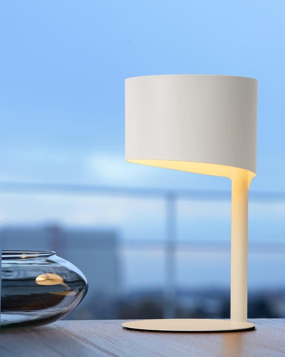 Настольная лампа Knulle 45504/01/31 (металл, цвет белый) - лучшие Настольные лампы в INMYROOM