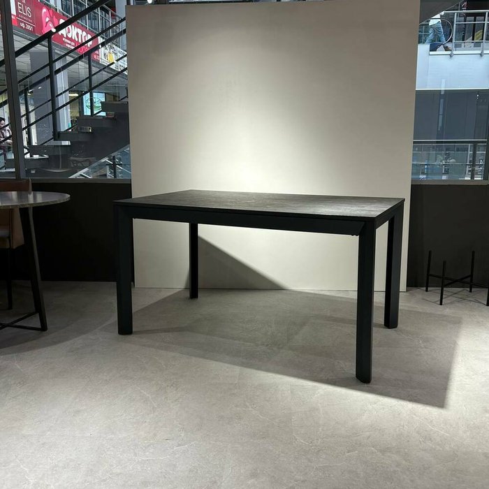 Обеденный стол Алмаз черно-серого цвета - лучшие Обеденные столы в INMYROOM