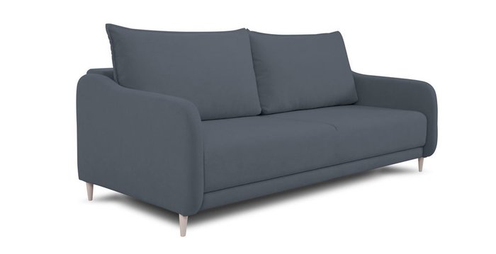 Прямой диван-кровать Бьёрг темно-серого цвета - купить Прямые диваны по цене 70326.0