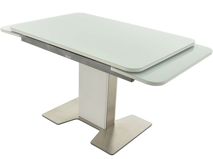 Стол раздвижной Тайбэй белого цвета - лучшие Обеденные столы в INMYROOM