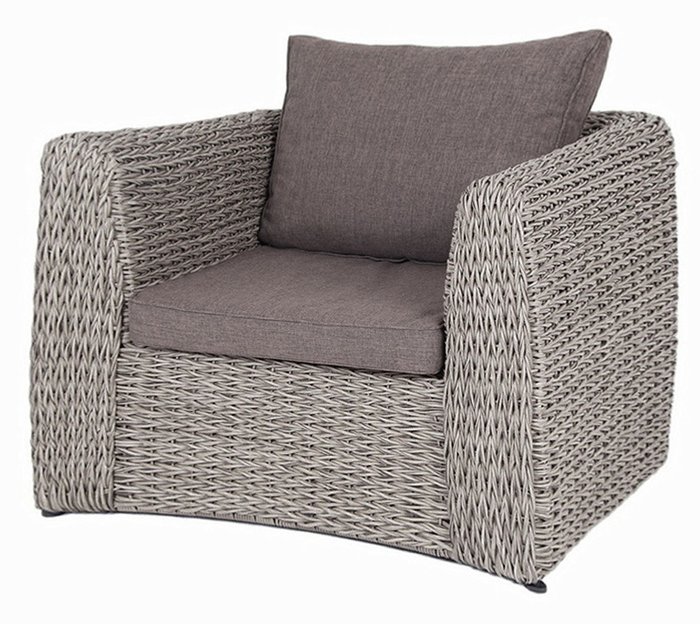 Садовое кресло Кальяри серого цвета - купить Садовые кресла по цене 62837.0