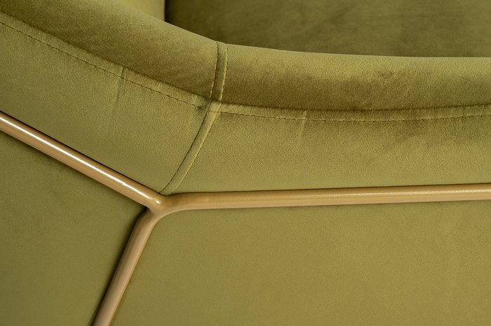 Кресло в обивке из велюра зеленого цвета - лучшие Интерьерные кресла в INMYROOM