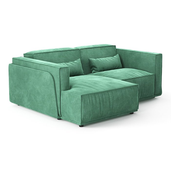 Угловой диван Vento Classic зеленого цвета