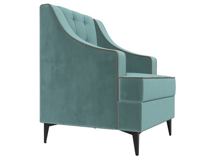 Кресло Марк бирюзового цвет - лучшие Интерьерные кресла в INMYROOM