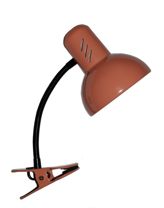 Настольная лампа Эир коричневого цвета