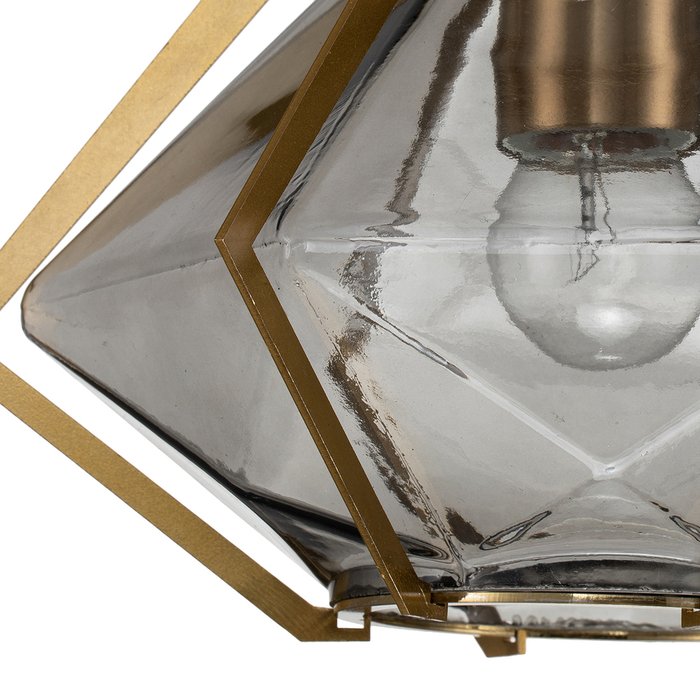 Подвесной светильник Vista дымчато-золотого цвета - лучшие Подвесные светильники в INMYROOM