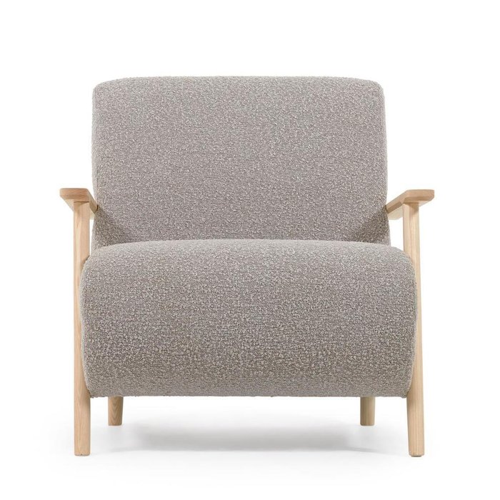 Кресло Meghan серого цвета - купить Интерьерные кресла по цене 101990.0