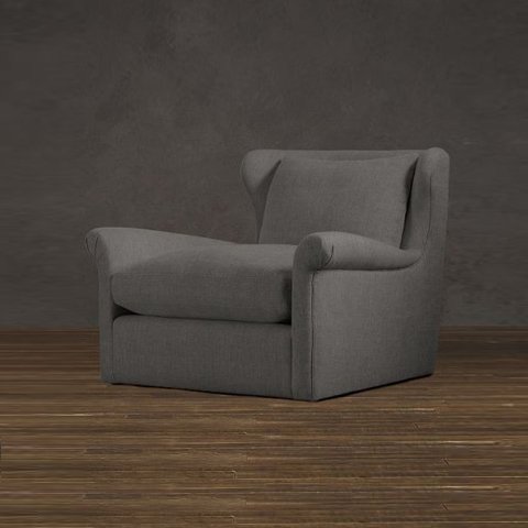 Кресло Бирх серого цвета - купить Интерьерные кресла по цене 144000.0
