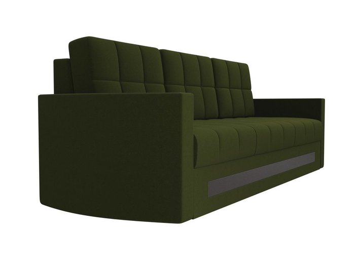 Прямой диван-кровать Белла зеленого цвета - лучшие Прямые диваны в INMYROOM