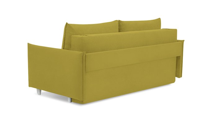 Прямой диван-кровать Портленд Лайт горчичного цвета - лучшие Прямые диваны в INMYROOM