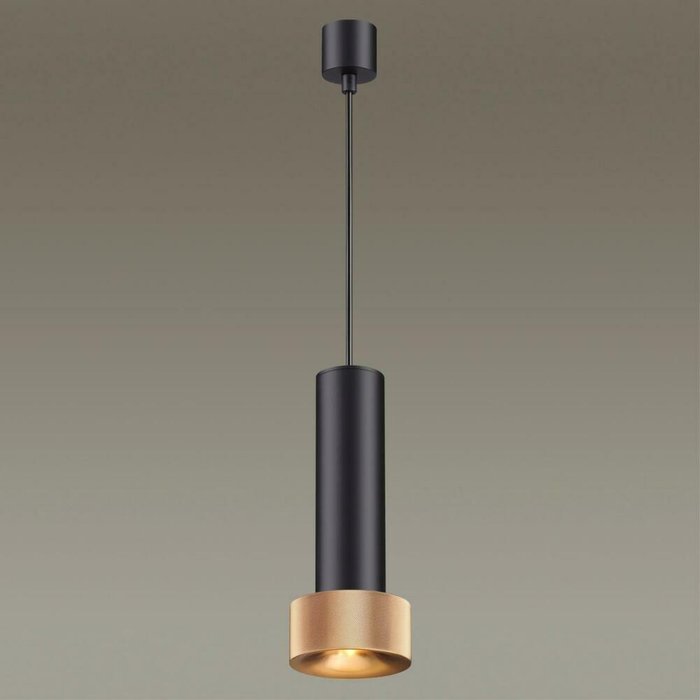 Подвесной светильник Afra черно-золотого цвета - лучшие Подвесные светильники в INMYROOM
