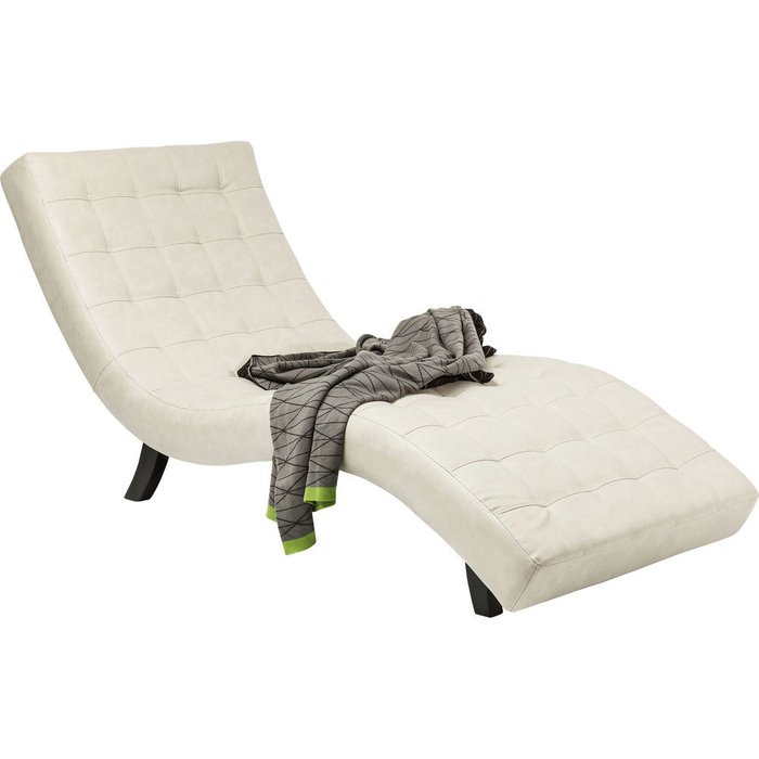 Кресло для отдыха Snake белого цвета