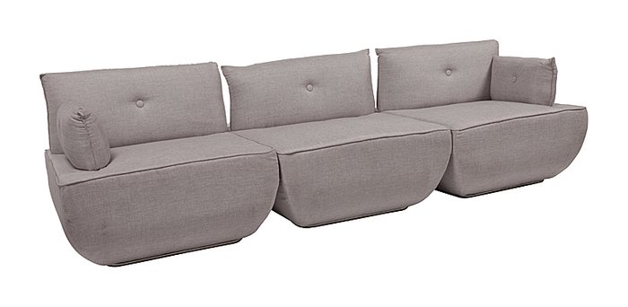 Диван Dunder Sofa светло-серого цвета - купить Прямые диваны по цене 193000.0