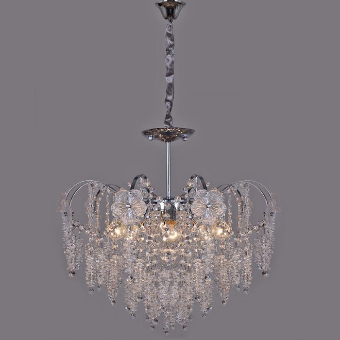 Хрустальная люстра 47300-0.3-10 CH (хрусталь, цвет прозрачный)