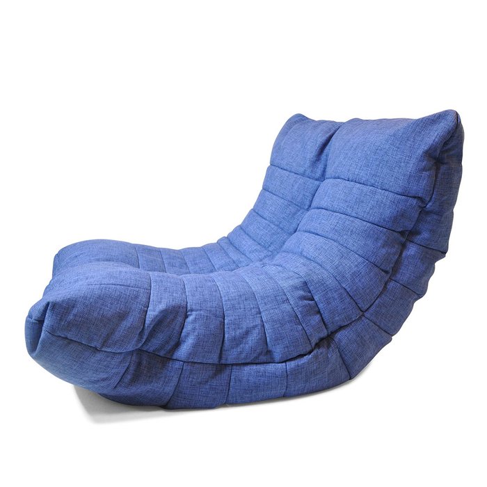 Бескаркасное лаунж-кресло Ambient Lounge Acoustic Sofa™- Blue Jazz (синий цвет) - лучшие Бескаркасная мебель в INMYROOM