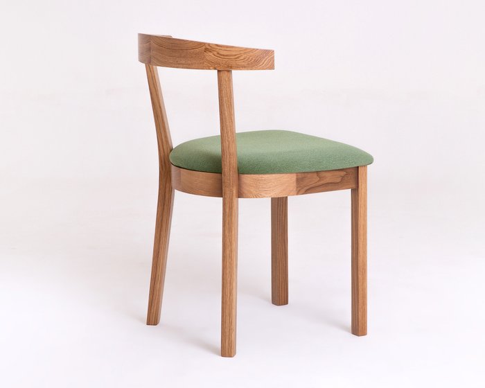 Стул Бари коричнево-зеленого цвета - лучшие Обеденные стулья в INMYROOM