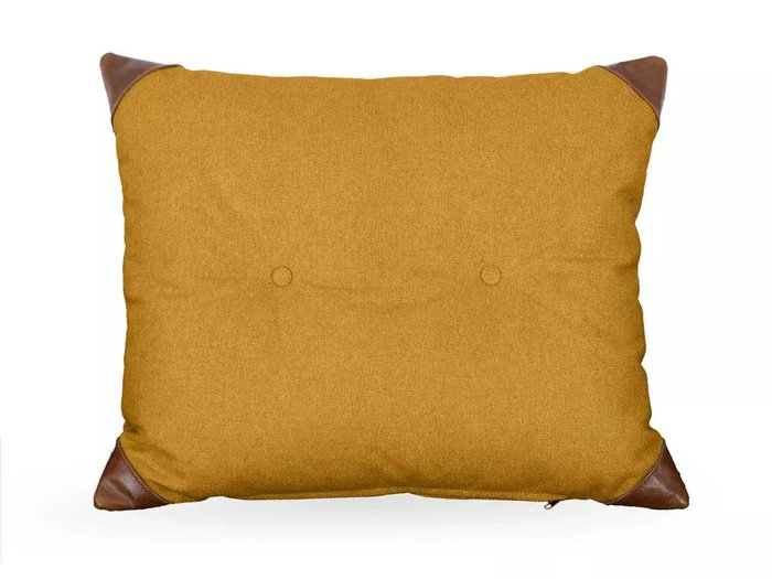 Подушка Chesterfield 60х60 желтого цвета