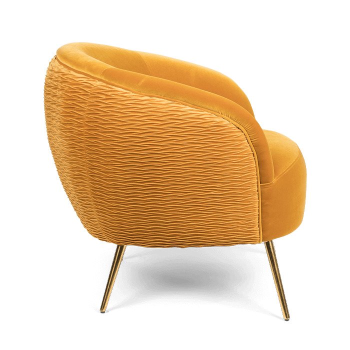 Кресло  So Curvy желтого цвета - лучшие Интерьерные кресла в INMYROOM