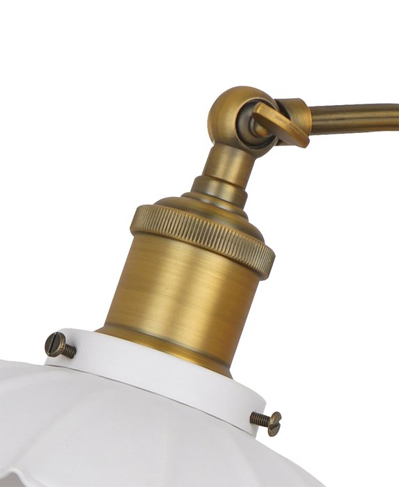 Настольная лампа Лиенц белого цвета - купить Настольные лампы по цене 5050.0