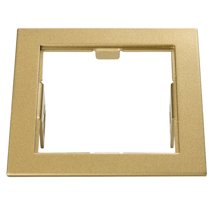 Рамка DOMINO QUADRO MR16 ЗОЛОТО - лучшие Встраиваемые споты в INMYROOM Рамка DOMINO QUADRO MR16 ЗОЛОТО - лучшие Встраиваемые споты в INMYROOM