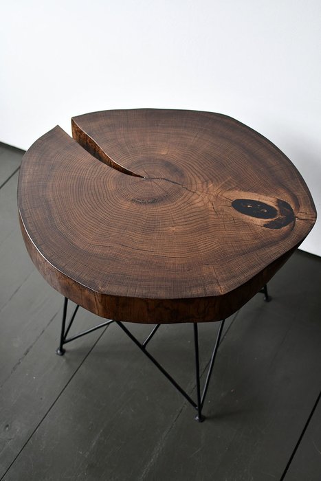 Кофейный стол Oak 18 черно-коричневого цвета - лучшие Кофейные столики в INMYROOM