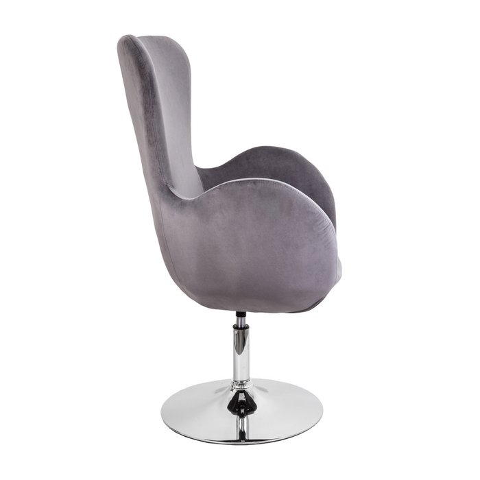 Кресло поворотное Sydney темно-серого цвета - лучшие Интерьерные кресла в INMYROOM