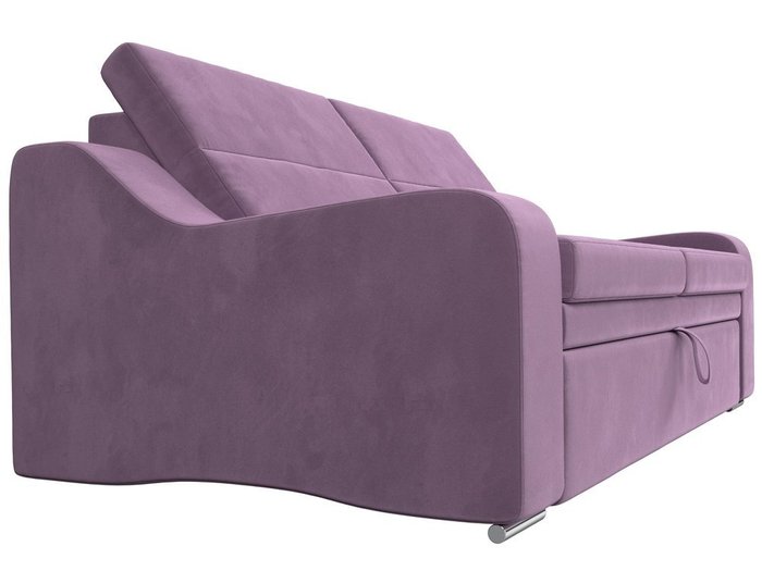 Прямой диван-кровать Медиус сиреневого цвета - лучшие Прямые диваны в INMYROOM