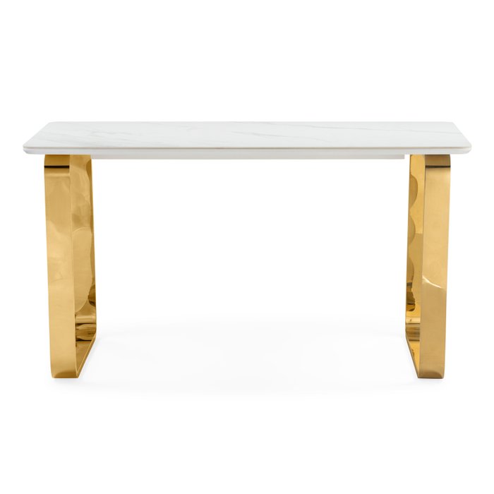 Обеденный стол Селена 4 М белого цвета - купить Обеденные столы по цене 46400.0