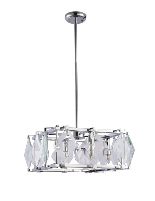 Подвесная люстра Vittoria из металла и стекла  - лучшие Подвесные люстры в INMYROOM