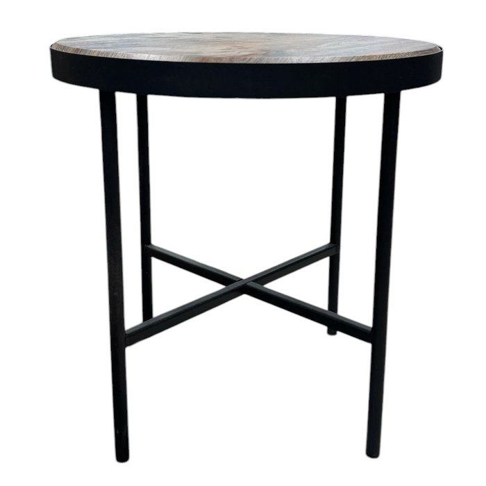 Стол журнальный МеталлАрт М011 коричнево-черного цвета - купить Журнальные столики по цене 7002 Стол журнальный МеталлАрт М011 коричнево-черного цвета - купить Журнальные столики по цене 7002