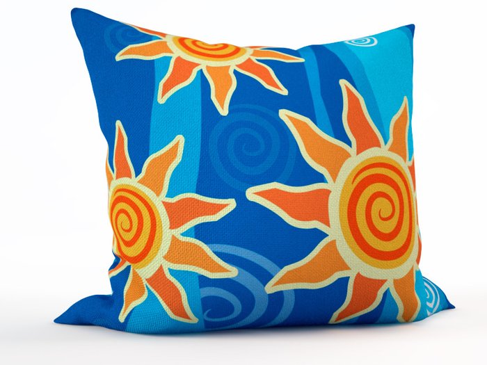Декоративная подушка: Солнечные подсолнушки
