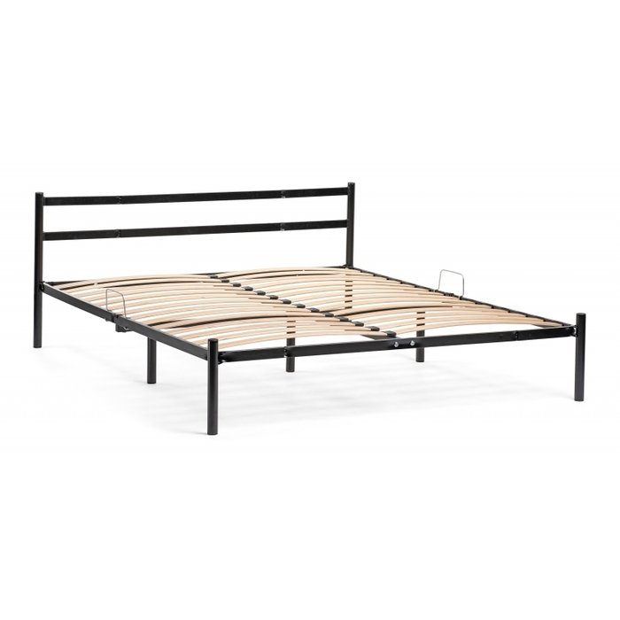 Кровать Фади 160х200 черного цвета - купить Кровати для спальни по цене 8800.0