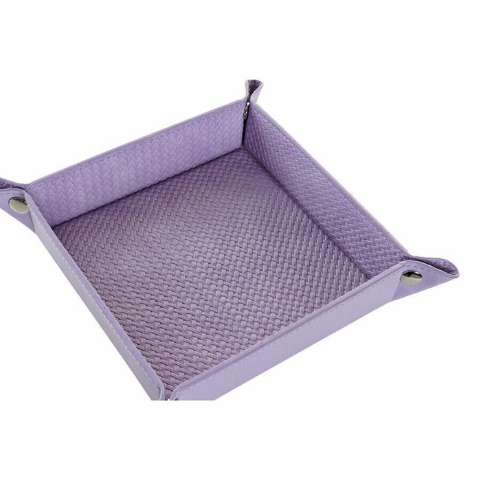 Tарелки для мелочи DKD Home Decor Лиловый романтик 20 x 20 x 4 cm - лучшие Аксессуары для гостиной в INMYROOM Tарелки для мелочи DKD Home Decor Лиловый романтик 20 x 20 x 4 cm - лучшие Аксессуары для гостиной в INMYROOM