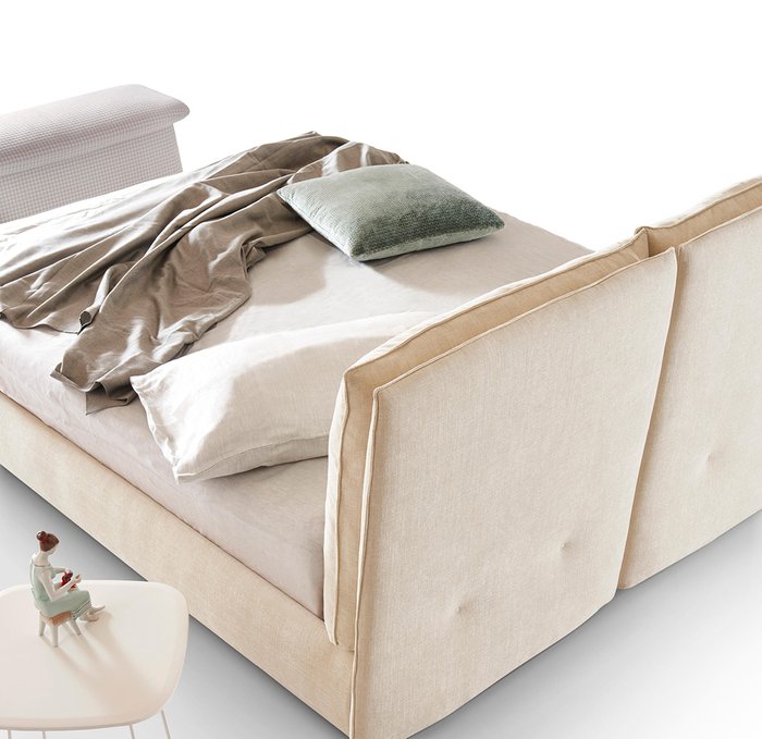 Кровать Bubble бежевого цвета 180х200 - лучшие Кровати для спальни в INMYROOM