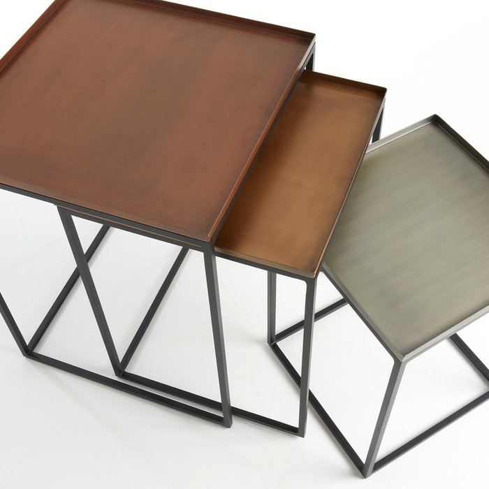 Столик Julia Grup Vertig из металла и дерева  - купить Кофейные столики по цене 44990.0