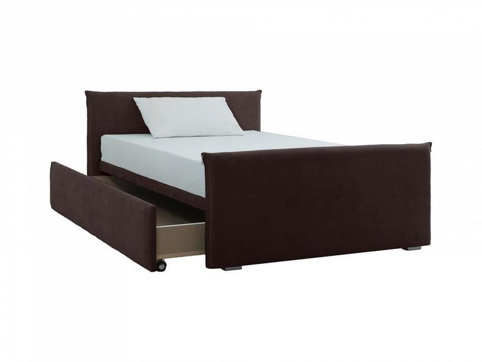 Кровать Studio темно-коричневого цвета 120x200 - купить Кровати для спальни по цене 40770.0