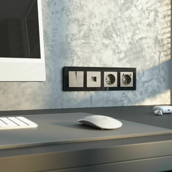 W1271704/ Розетка с заземлением, шторками и USB тип A+C (дымчатый) W1271704 Встраиваемые механизмы дымчатый - купить Выключатели по цене 10400.0 W1271704/ Розетка с заземлением, шторками и USB тип A+C (дымчатый) W1271704 Встраиваемые механизмы дымчатый - купить Выключатели по цене 10400.0