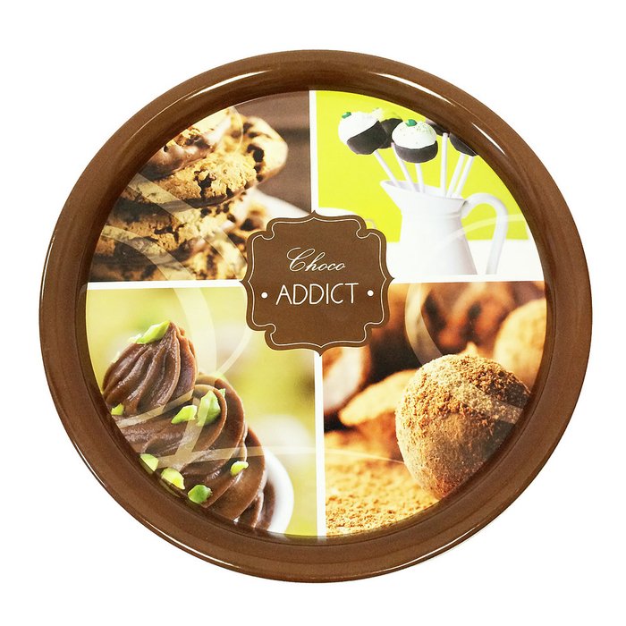 Поднос металлический Foodie Brown Поднос металлический Foodie Brown