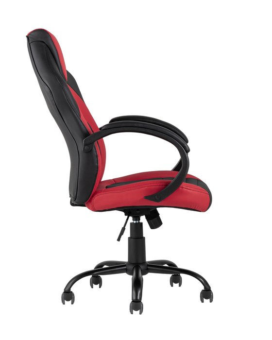 Кресло игровое TopChairs Racer Midi черно-красного цвета - лучшие Офисные кресла в INMYROOM