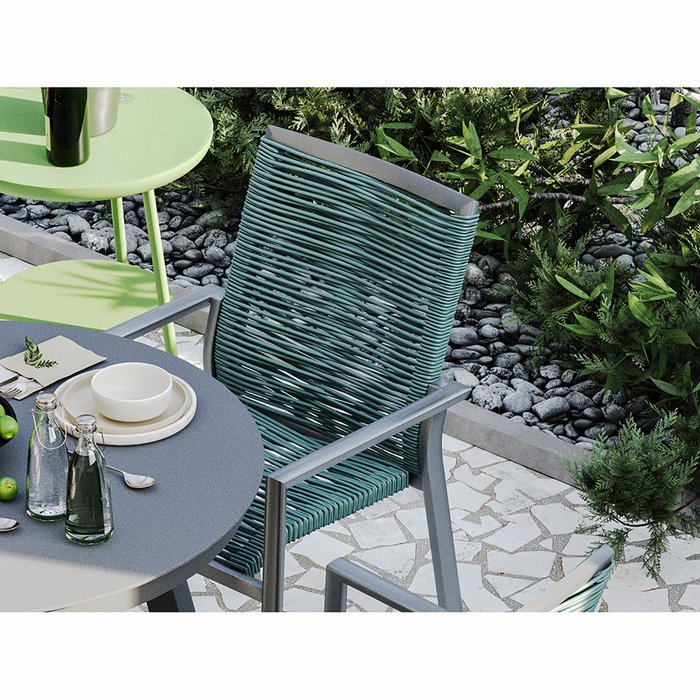 Садовый стул Paulsen серого цвета - лучшие Садовые стулья в INMYROOM
